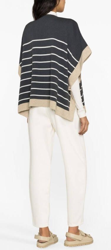 Brunello Cucinelli Mouwloze top Grijs