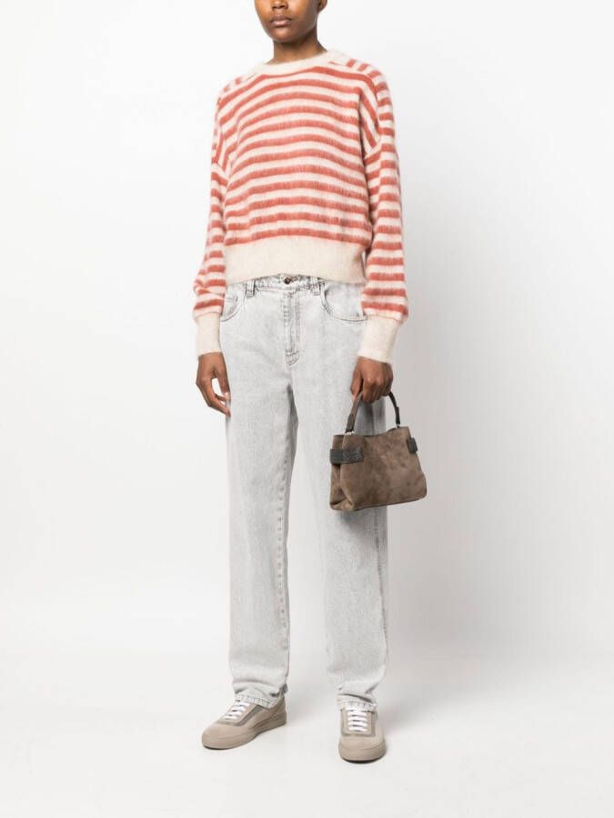 Brunello Cucinelli Kleine Essence shopper Bruin