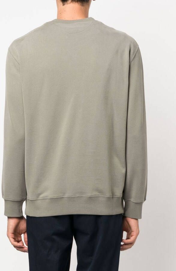 Brunello Cucinelli Sweater met logoprint Groen