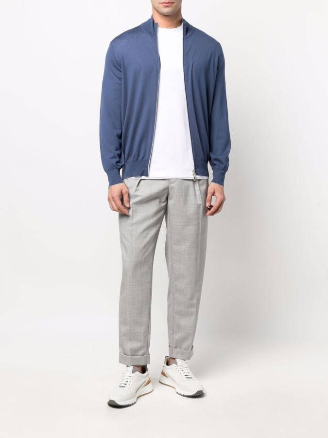 Brunello Cucinelli T-shirt met gelaagde afwerking Wit