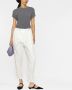 Brunello Cucinelli T-shirt met glitter afwerking Grijs - Thumbnail 2