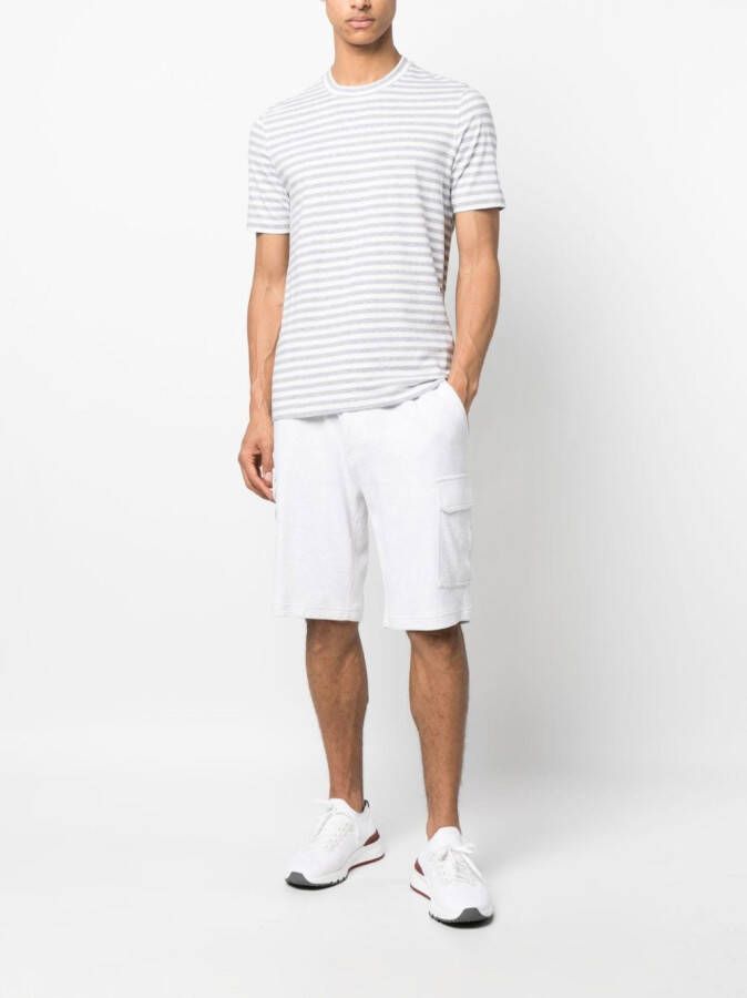 Brunello Cucinelli T-shirt met ronde hals Grijs