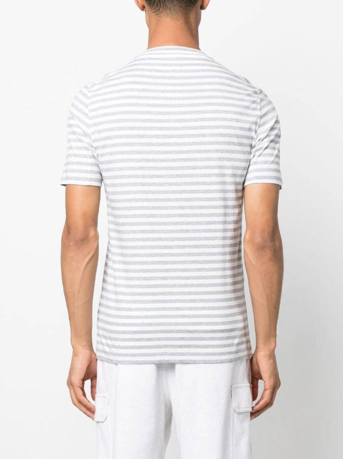 Brunello Cucinelli T-shirt met ronde hals Grijs