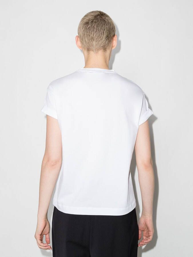 Brunello Cucinelli T-shirt met ronde hals Wit