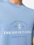 Brunello Cucinelli T-shirt met tekst Blauw - Thumbnail 5