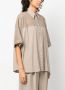 Brunello Cucinelli T-shirt verfraaid met pailletten Beige - Thumbnail 3
