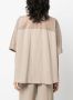 Brunello Cucinelli T-shirt verfraaid met pailletten Beige - Thumbnail 4