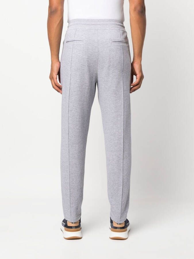 Brunello Cucinelli Broek met toelopende pijpen Grijs