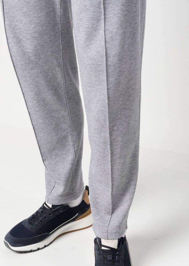 Brunello Cucinelli Broek met toelopende pijpen Grijs