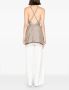 Brunello Cucinelli Top met geometrische print Beige - Thumbnail 4