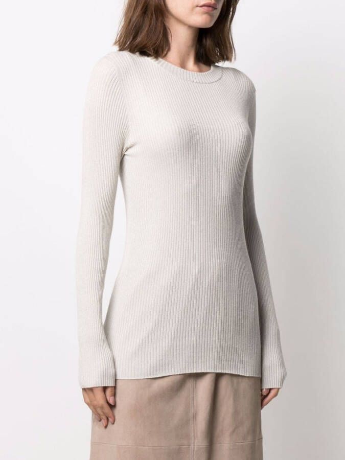 Brunello Cucinelli Top met lange mouwen Beige