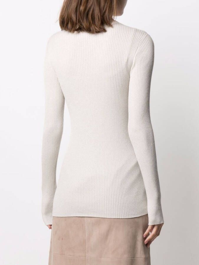 Brunello Cucinelli Top met lange mouwen Beige