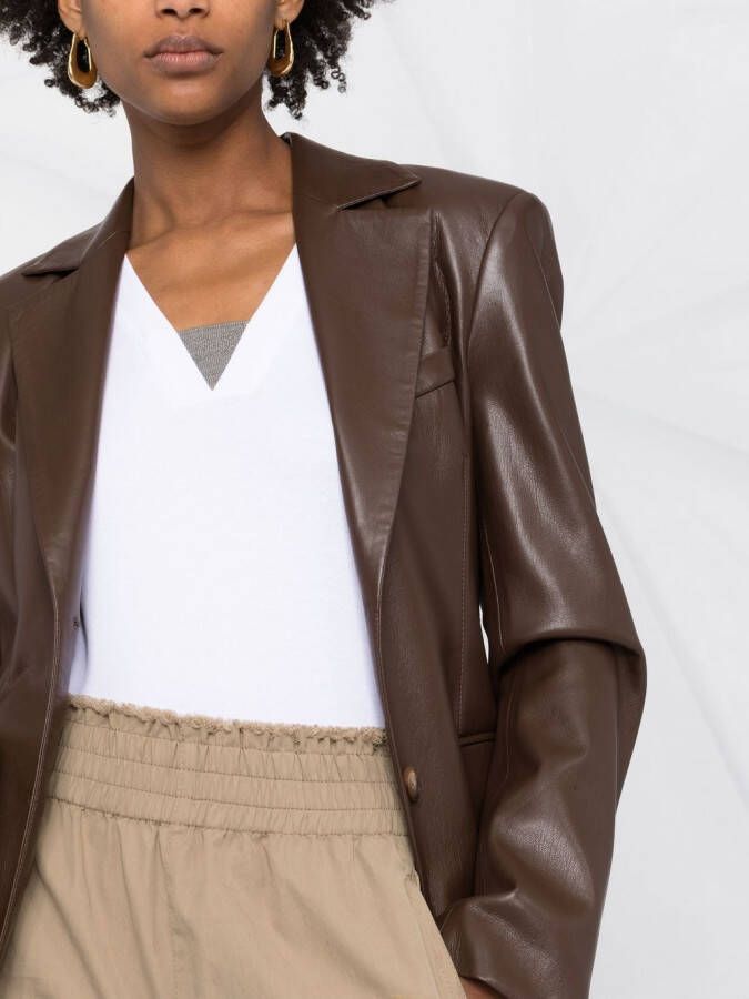 Brunello Cucinelli Top met V-hals Wit