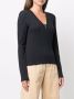 Brunello Cucinelli Top met V-hals Zwart - Thumbnail 3