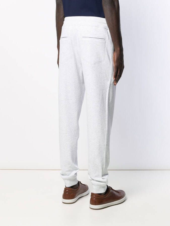 Brunello Cucinelli Trainingsbroek met logo Grijs