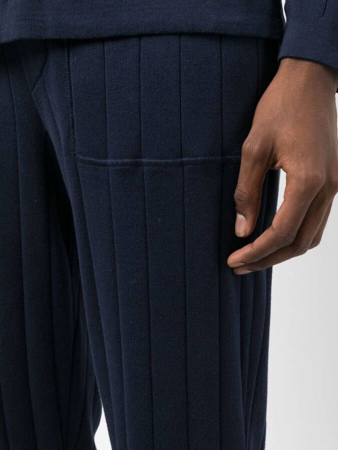 Brunello Cucinelli Trainingsbroek met toelopende pijpen Blauw