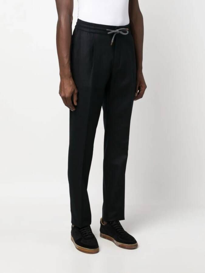 Brunello Cucinelli Trainingsbroek met toelopende pijpen Zwart