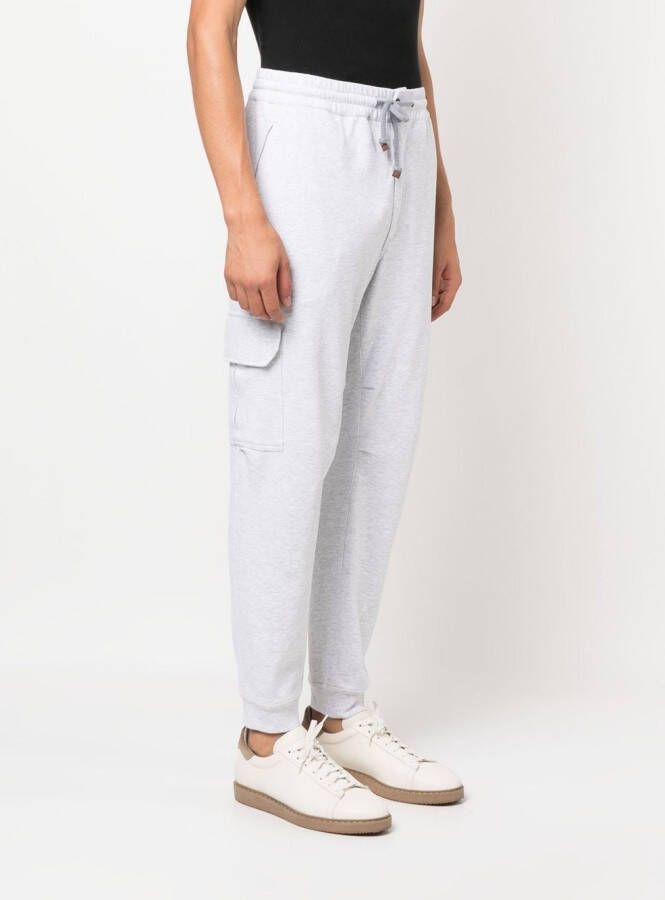 Brunello Cucinelli Trainingsbroek met trekkoord Grijs