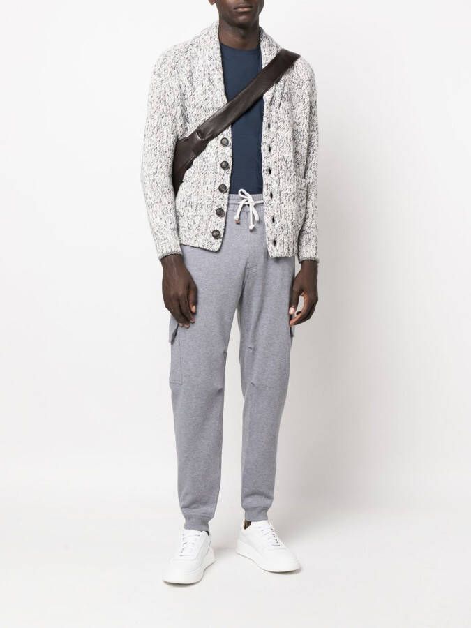 Brunello Cucinelli Trainingsbroek met trekkoord Grijs