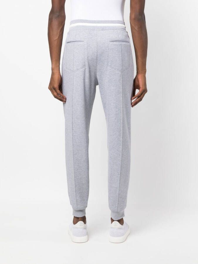 Brunello Cucinelli Trainingsbroek met trekkoordtaille Grijs