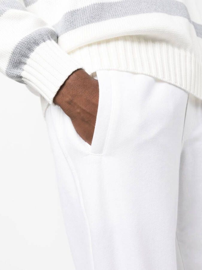 Brunello Cucinelli Trainingsbroek met trekkoordtaille Wit