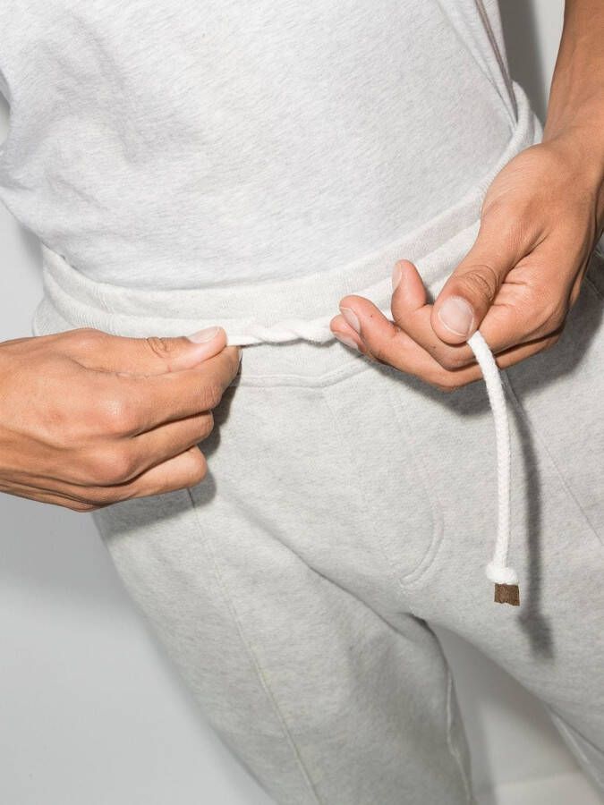 Brunello Cucinelli Trainingsbroek met trekkoordtaille Wit