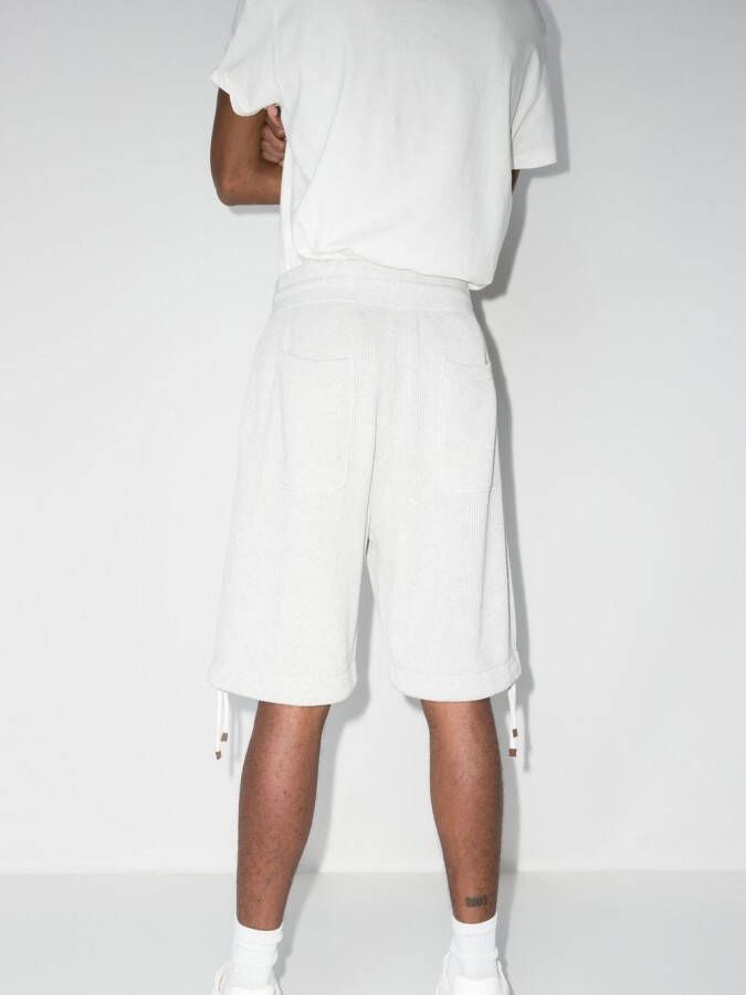 Brunello Cucinelli Trainingsshorts met trekkoord Grijs