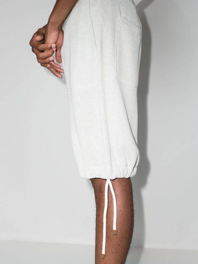 Brunello Cucinelli Trainingsshorts met trekkoord Grijs