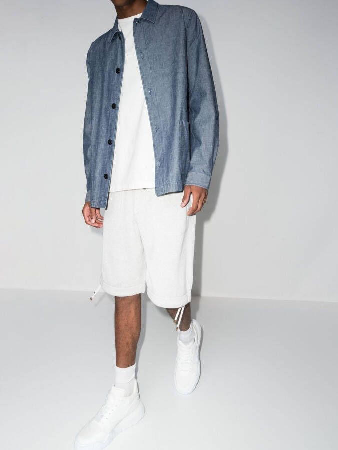 Brunello Cucinelli Trainingsshorts met trekkoord Grijs