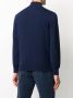 Brunello Cucinelli Trui met halve rits Blauw - Thumbnail 4
