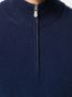 Brunello Cucinelli Trui met halve rits Blauw - Thumbnail 5