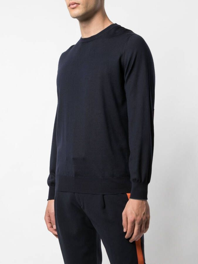 Brunello Cucinelli Trui met ronde hals Blauw