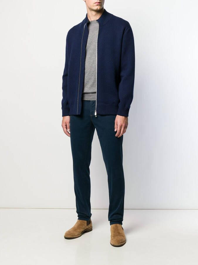 Brunello Cucinelli Trui met ronde hals Grijs