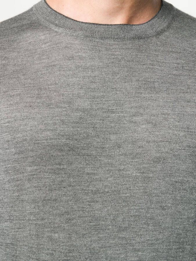 Brunello Cucinelli Trui met ronde hals Grijs