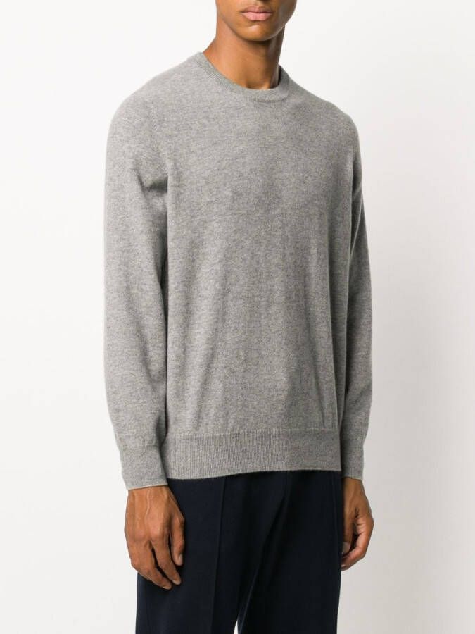 Brunello Cucinelli Trui met ronde hals Grijs