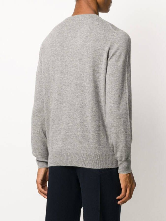 Brunello Cucinelli Trui met ronde hals Grijs