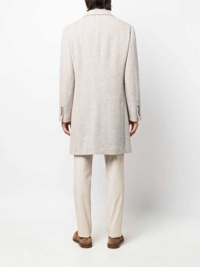 Brunello Cucinelli Tweed jas Beige