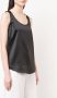 Brunello Cucinelli Vest met ronde hals Zwart - Thumbnail 3