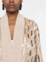 Brunello Cucinelli Vest verfraaid met pailletten Beige - Thumbnail 5