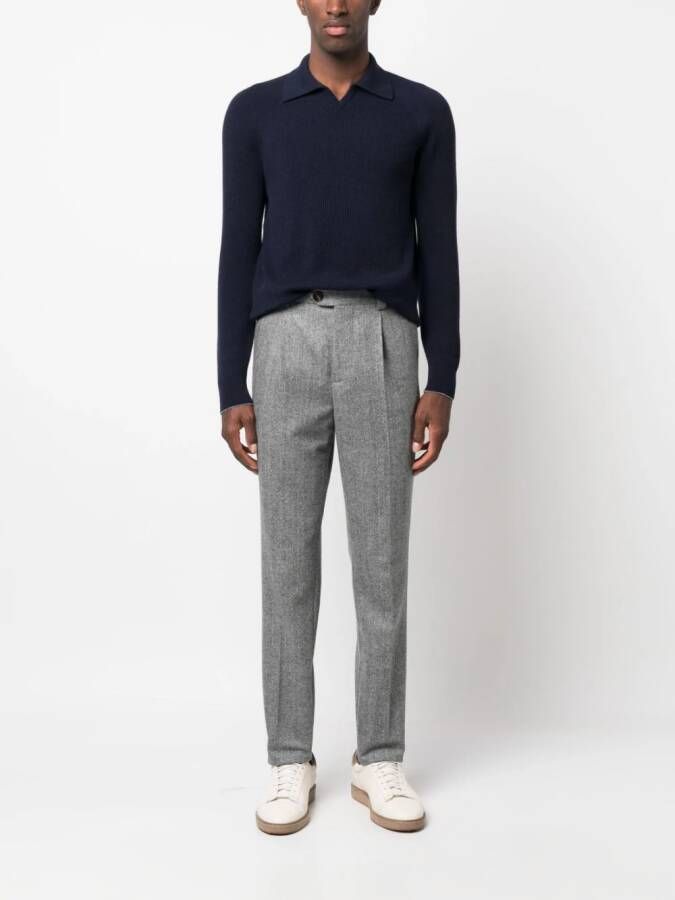 Brunello Cucinelli Wollen pantalon Grijs