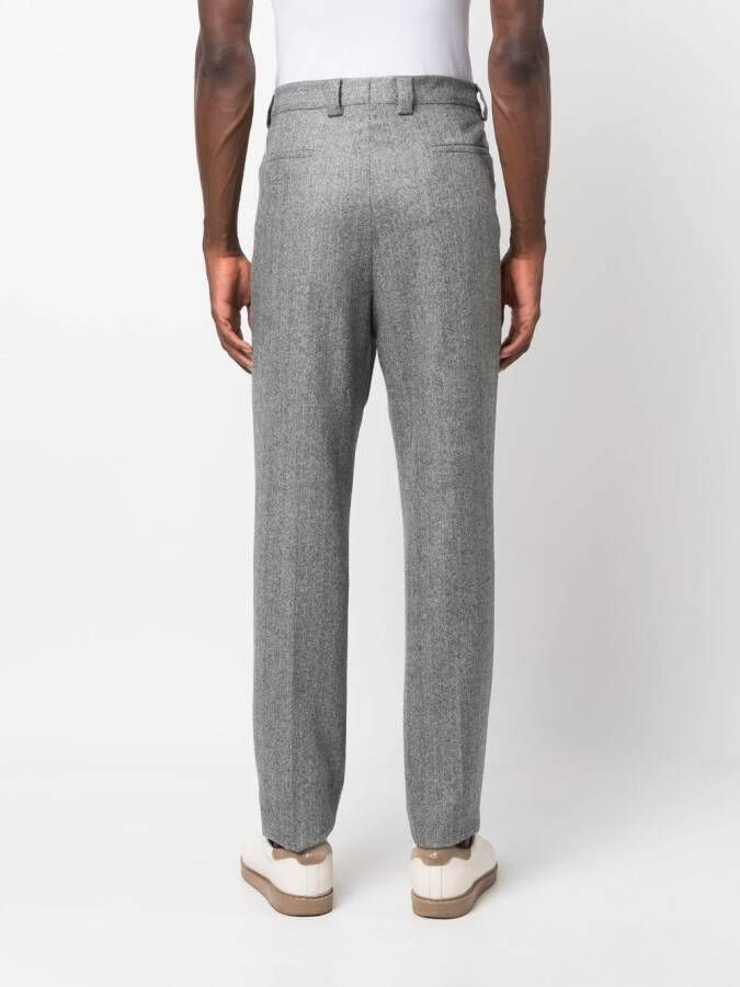 Brunello Cucinelli Wollen pantalon Grijs