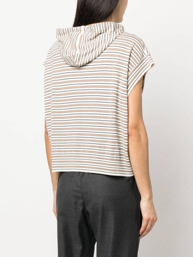 Brunello Cucinelli Wollen top Zwart