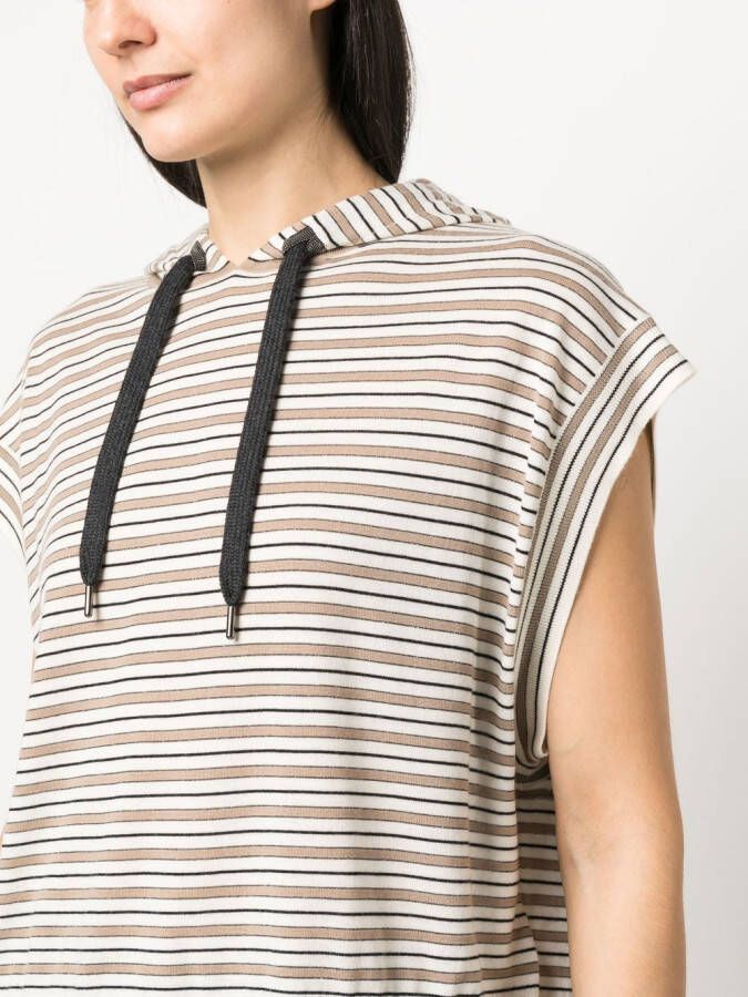 Brunello Cucinelli Wollen top Zwart