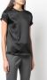 Brunello Cucinelli Zijden T-shirt Zwart - Thumbnail 2