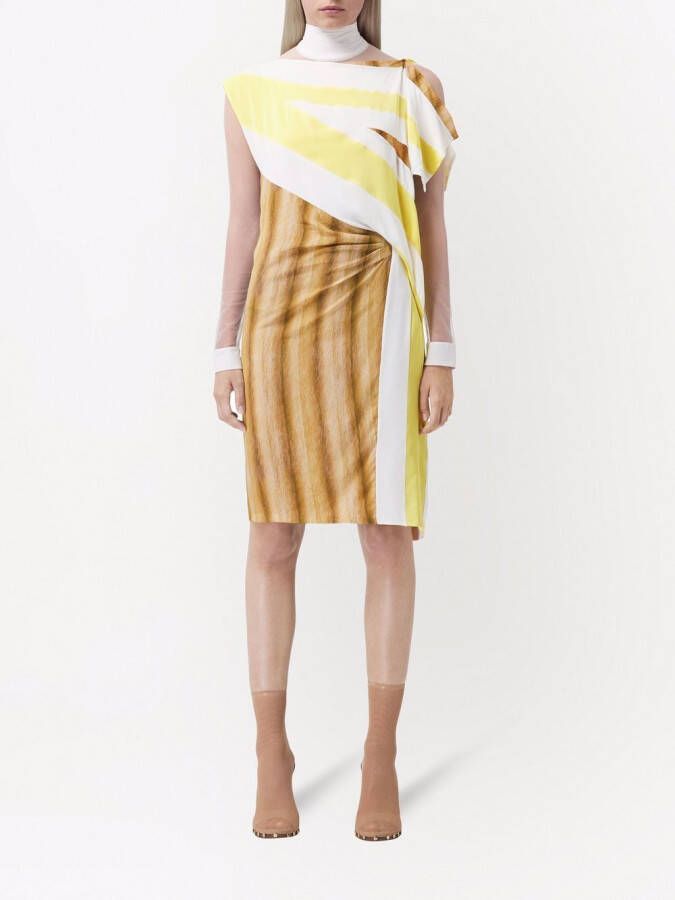 Burberry Asymmetrische jurk Wit