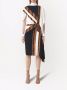 Burberry Asymmetrische jurk Zwart - Thumbnail 3