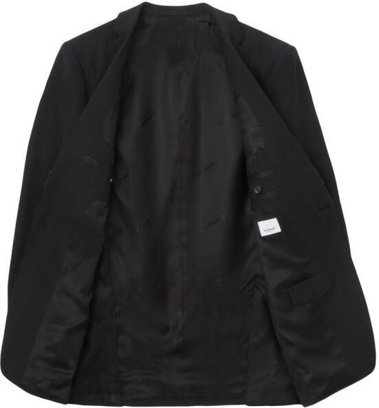 Burberry Blazer met print Zwart