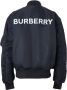 Burberry Bomberjack met logoprint Blauw - Thumbnail 2