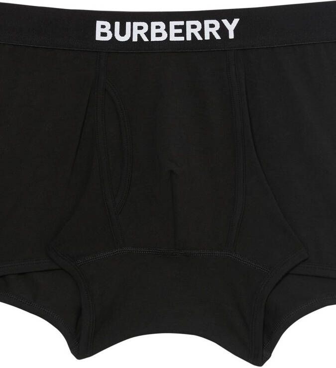 Burberry Boxershorts met logo Zwart