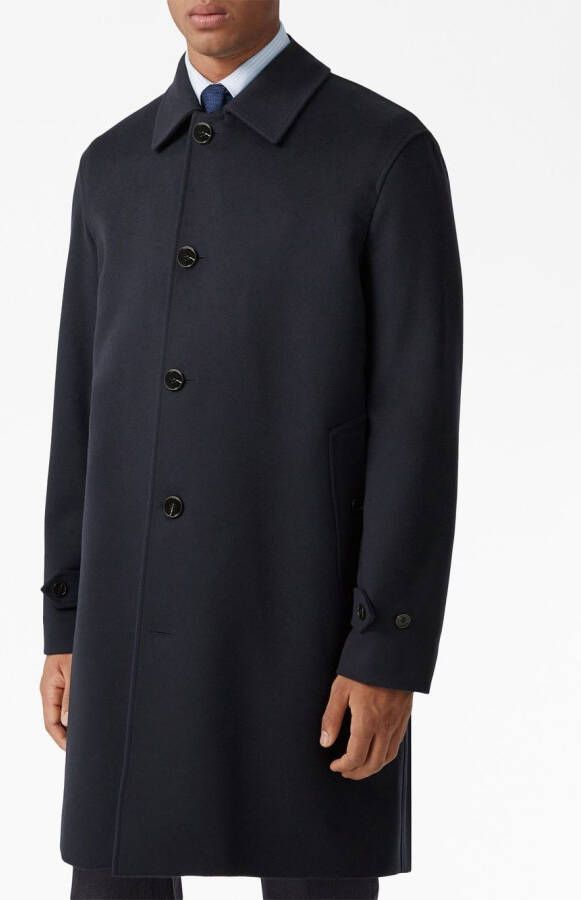 Burberry Kasjmier jas Blauw